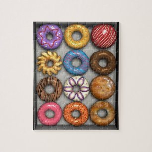 Doos van Doughnoten Legpuzzel