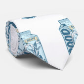 Doos van geitenmelk stropdas (Opgerold)