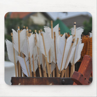 Doos van getande pijlen Mousemat Muismat