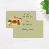  doos van Rozen Gepersonaliseerde Gift Kaart Label (Bureau)