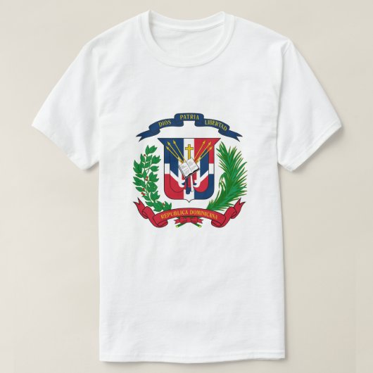 Doos van T-shirt voor de Dominicaanse Republiek (Design voorkant)