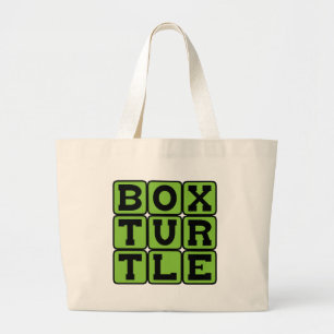 Dooschildpad, Gepantserd reptiel Grote Tote Bag