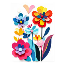 Dopamine Decor Kleurrijke Papieren Gesneden Bloeme