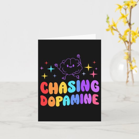 Dopamine Geestelijke Gezondheid Esthetisch Kaart (Gele Bloem)