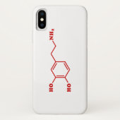 Dopamine Moleculaire chemische formule Case-Mate iPhone Case (Achterkant)