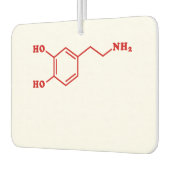 Dopamine Moleculaire chemische formule Luchtverfrisser (Links)