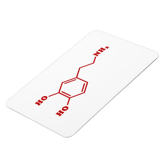 Dopamine Moleculaire chemische formule Magneet (Linkerzijde)