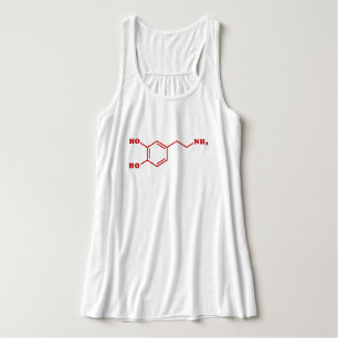 Dopamine Moleculaire chemische formule Tanktop