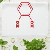Dopamine Moleculaire chemische formule Theedoek (Gevouwen)