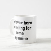 Dopamine op zoek naar ADHD mok (Voorkant links)