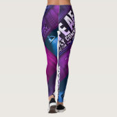 Dope_AF leggings extensibles colorés (Dos)