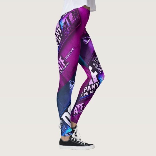 Dope_AF leggings extensibles colorés (Droite)