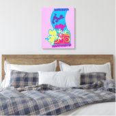 Dope Beats Happy Feets Canvas Afdruk (Insitu (Slaapkamer))