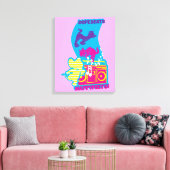 Dope Beats Happy Feets Canvas Afdruk (Insitu (Woonkamer))