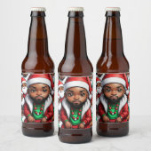 Dope Santa Bierflesetiket Bier Etiket (Flessen)