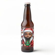Dope Santa Bierflesetiket