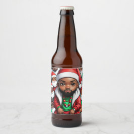 Dope Santa Bierflesetiket Bier Etiket