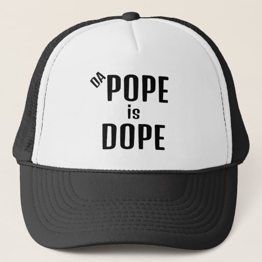 Dope Trucker Hat voor DA Pope Trucker Pet (Voorkant)