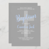 Dopen / doopceremonie uitnodiging (Voorkant / Achterkant)