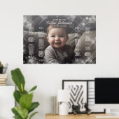 Dopen foto zitkaart elegant zitplan poster (Thuiskantoor)