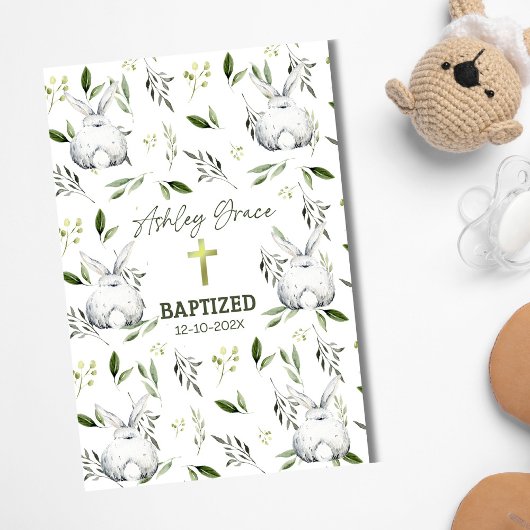 Dopen met kruis, Bunny Fleece Deken