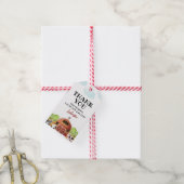 Dopende boerderijdieren cadeaulabel (Met Touw)