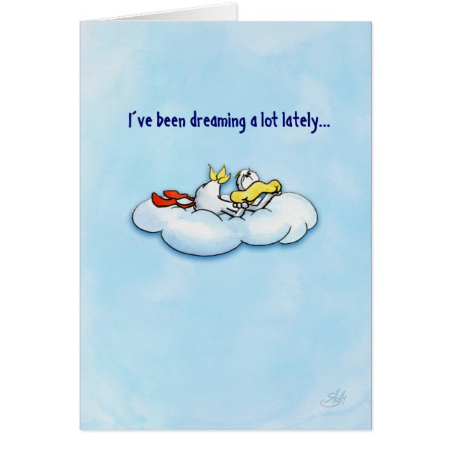 Dopende eend: liefde is de beste ! (Voorkant)