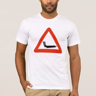 Dopensnede, verkeersteken, Groenland T-shirt