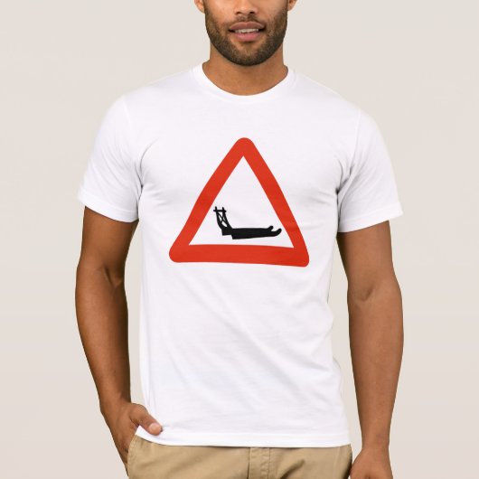 Dopensnede, verkeersteken, Groenland T-shirt (Voorkant)