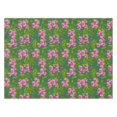 Doperwten en hommels, groen en roze tafelkleed (Voorkant (Horizontaal))