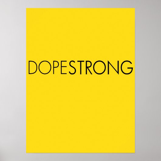 DOPESTRONG LANCE ARMSTRONG PARODY POSTER (Voorkant)