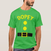 Dopey Dwarf Halloween Costume Funny Gifts Idea Dop T-shirt (Voorkant)