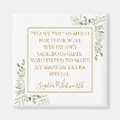 Doping Christening Groenery Dank Je Magneet (Voorkant)