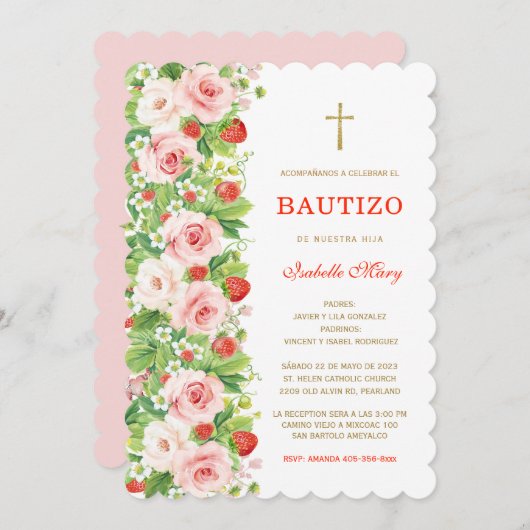 Doping en Eerste Verjaardag Fresa Kaart (Voorkant / Achterkant)