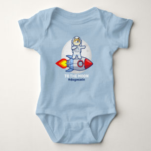 Dopostes in de "Moon Rocket Man Space Doge Crypto" Romper