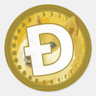 Dopostkoe Cryptocurrency Classic Round Sticker