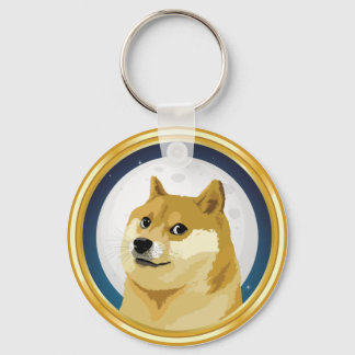Dopostkoen in Doge Day 4/20 Stock Market Crypto Fu Sleutelhanger