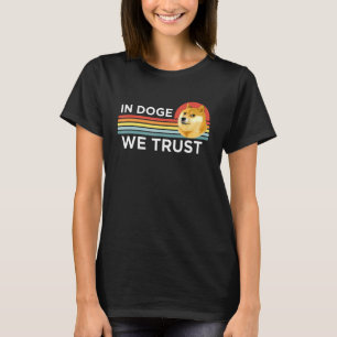 Dopostkoetsbedrijf Doge Cryptocurrency handelaar T-shirt
