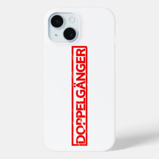 Doppelgänger Stamp Case-Mate iPhone Case (Achterkant)