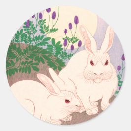 DOPPERMAAKMATERIALEN VOOR CADEAUS KONIJNTJES EN MA RONDE STICKER