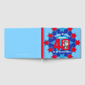 D'or 40e anniversaire photo étoile rouge bleu livre d'o (Complet)