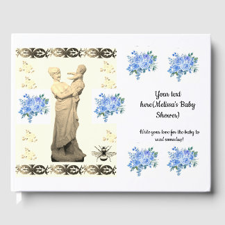 D'or Baby shower Invité Livre bébé garçon
