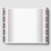 D'or Baby shower rose gris livre d'hôtes (Verso)