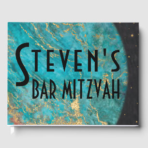 D'or Bat ou Bar Mitzvah Sortir de ce livre d'hôtes du m
