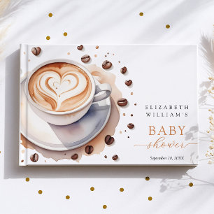 D'or Bébé brasse Baby shower café livre d'invité