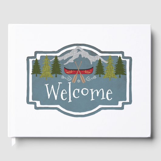 D'or Bienvenue dans le livre d'hôtes Cabine (Recto)