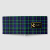 D'or Black Watch Plaid et Thistle Mariage livre d'invit (Complet)