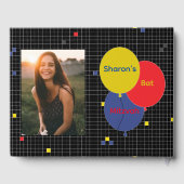 D'or BM Jeu Bat mitzvah Sur Livre D'Invité (Verso)