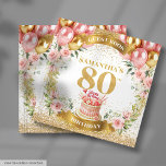 D'or Boho Beautiful 80th Birthday Se connecter Livre d'<br><div class="desc">Célébrez 80 merveilleuses années avec notre Boho Blush Floral & Gold Parties scintillant 80th Birthday Guest Book for Wives. Fleurs d'aquarelle délicates, ballons roses et or festifs, accents de parties scintillant dorée pétillants, ce livre d'hôtes est le moyen idéal de capturer des messages et des souvenirs sincères d'amis et de...</div>
