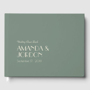 D'or Boho Deco d'automne   Sage Green Mariage Livre d'i